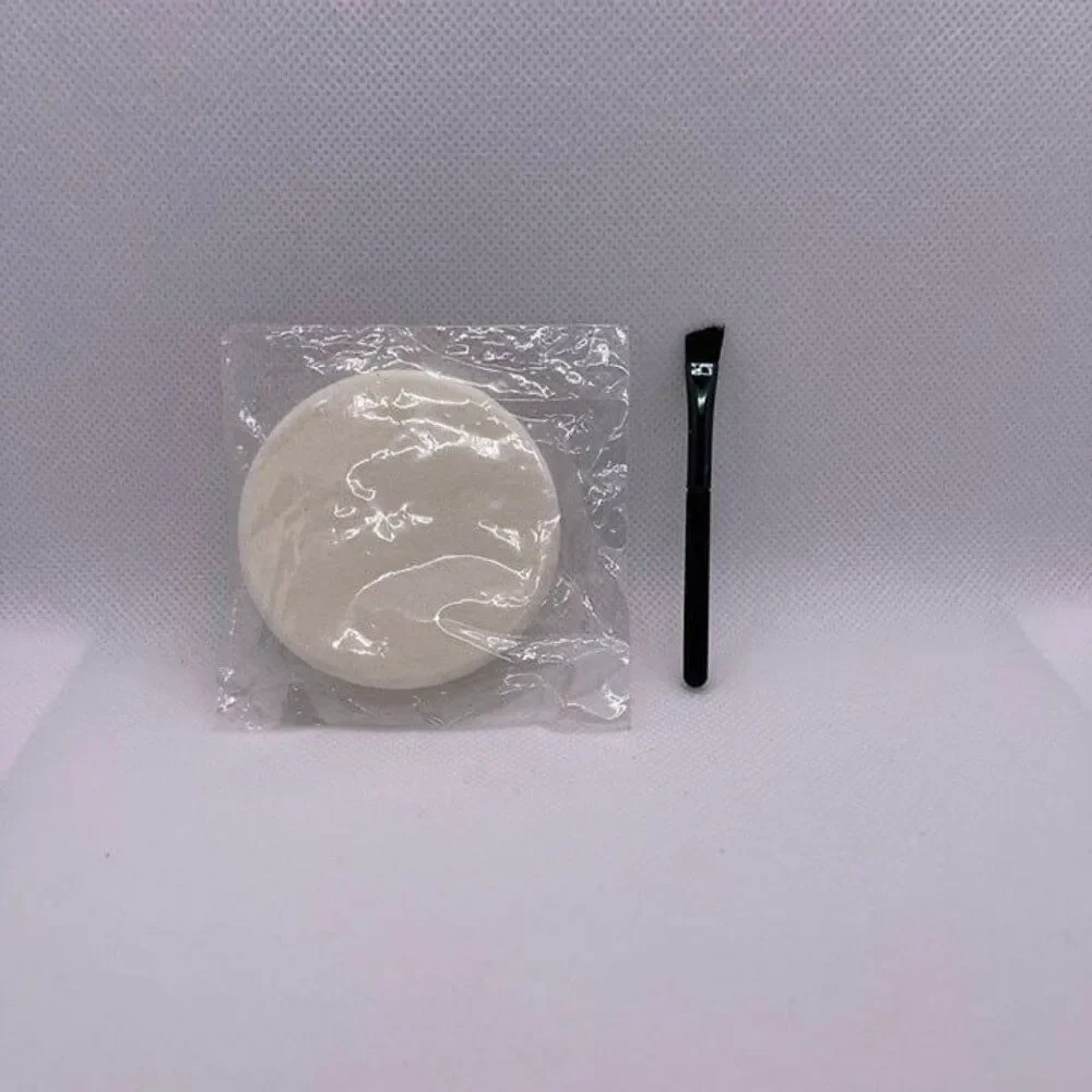 Beauty Powder Puff & Mini Brush 2 PCS. Set